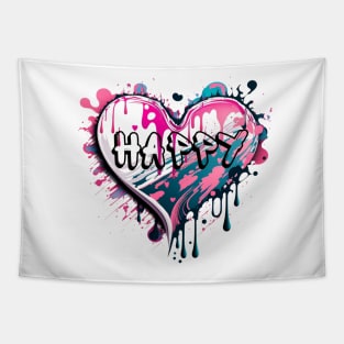 Sweet Happy Heart Tapestry