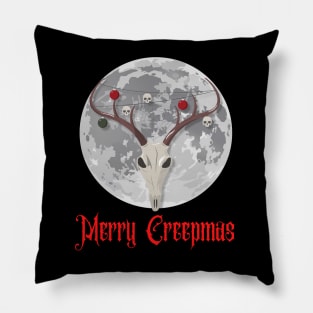 Merry Creepmas [red] Pillow