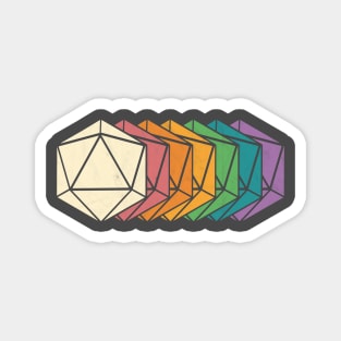 Prismatic D20 Magnet