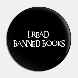 I Read Banned Books Pin