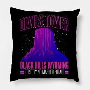 Devils Tower Black Hills Wyoming Pillow