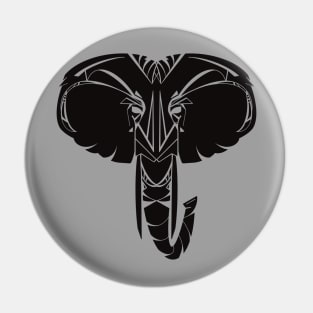 Elephant Black Pin