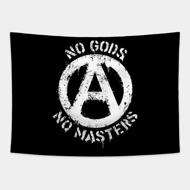 Anarchy, no gods, no masters. Tapestry by HETCH666