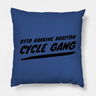 OTTO RANKIN BRAYTON CYCLE GANG GRAPHIC Pillow