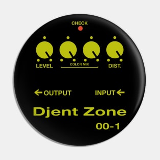 Djent Zone Guitar Pedal Pin