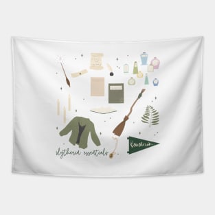 Green Classmates Tapestry