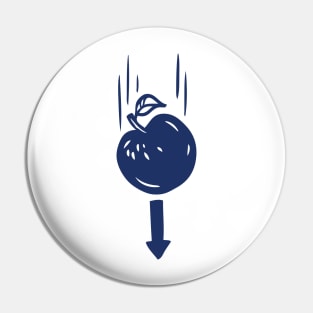 Isaac Newton Apple Pin