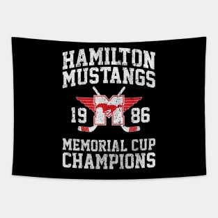 Hamilton Mustangs Memorial Cup Champions (Variant) Tapestry