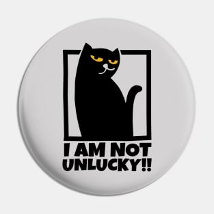 I Love My Black Cat Pin