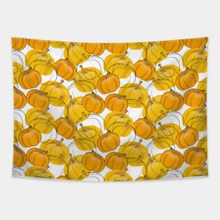 Pumpkins Pattern Tapestry