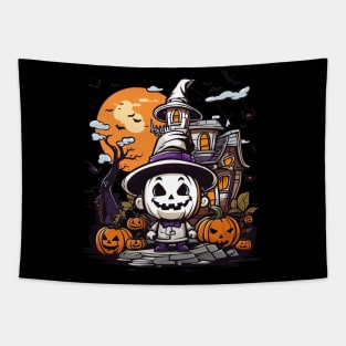 Halloweentown Creepy Child Tapestry