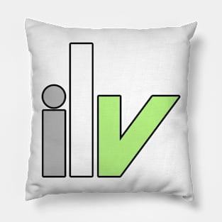 ilv Agender Pride Pillow