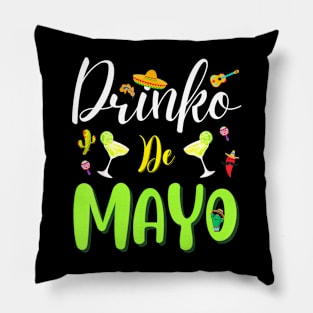 Cinco De Mayo  Drinko De Mayo Fiesta Mexican Pillow