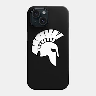 Warrior Helmet White Phone Case