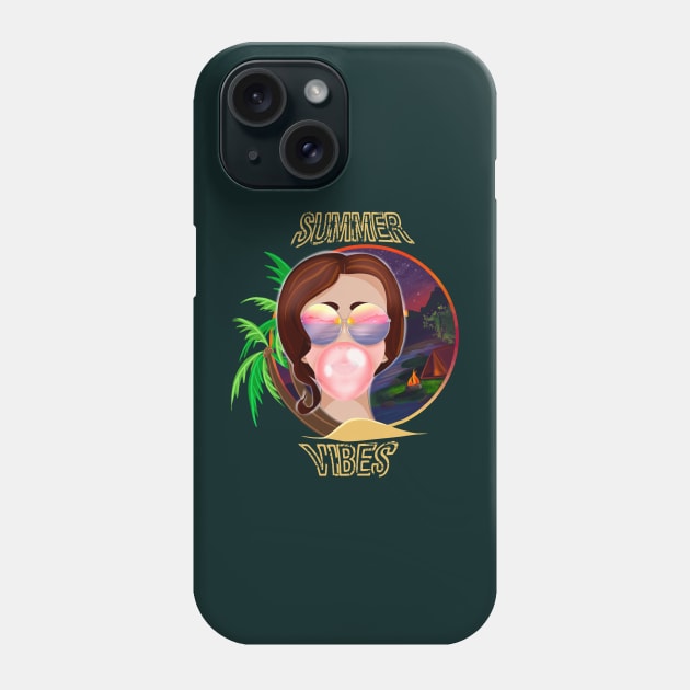 Summer Vibes Phone Case by Mushrooms And Stardust