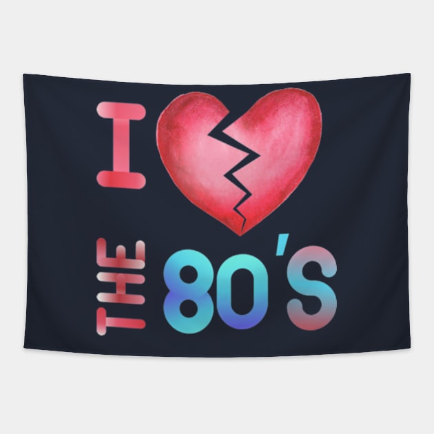 I love The 80's 90's costume Party Tapestry by Adam4you