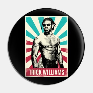 Vintage Retro Trick Williams Wrestling Pin