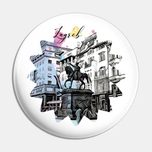 Zagreb Croatia Pin