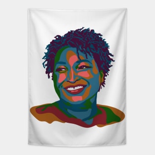 Voting Rights Hero - Stacey Abrams Tapestry