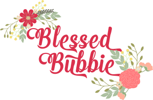 Blessed Bubbie Floral Grandma Gift Magnet