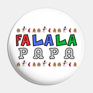 Joyful Typography: Fa La La Papa Pin