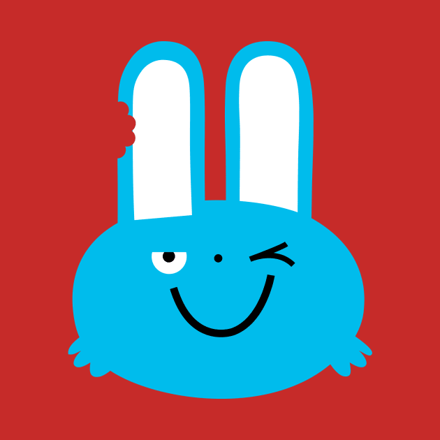 Bitten blue bunny by simonox