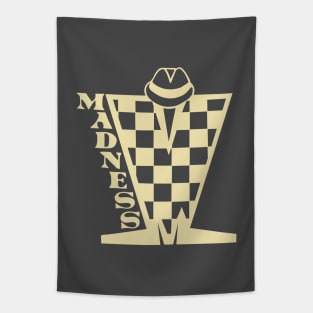 Madness Checkerboard HD - Cream Tapestry