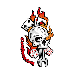 Combustion skull T-Shirt