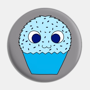 Cupcake Puff Pin