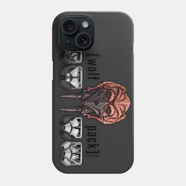 Wolf Pack With Plo Koon Phone Case by Gloomlight