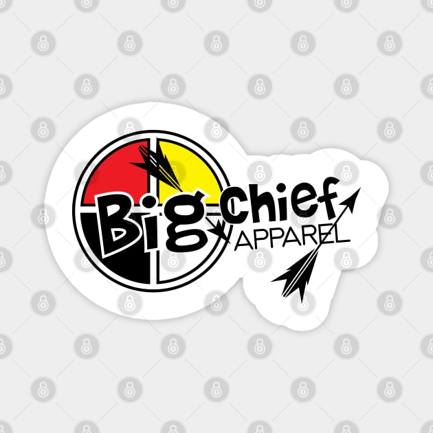 Big Chief Medicine Wheel Sacred Hoop Logo Tee Magnet by BigChief