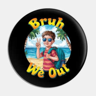 Cool Schoolboy Beach Vibes Pin