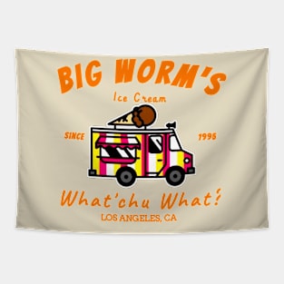 Big worm's ice cream -"whatcu want?" Tapestry