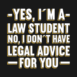 Law Student Attorney Lawyer T-Shirt