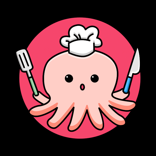 Octopus chef by BarnawiMT