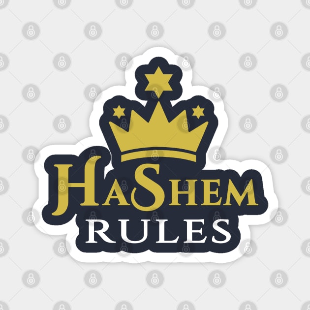 HaShem Rules Magnet by Thank HaShem