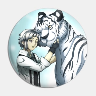 Boy with White Tiger Pin