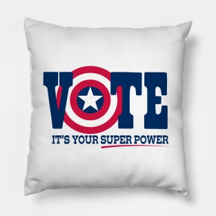 Vote: It's Your Superpower Pillow