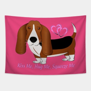 Miss Emma Cartoon - Kiss Me Tapestry