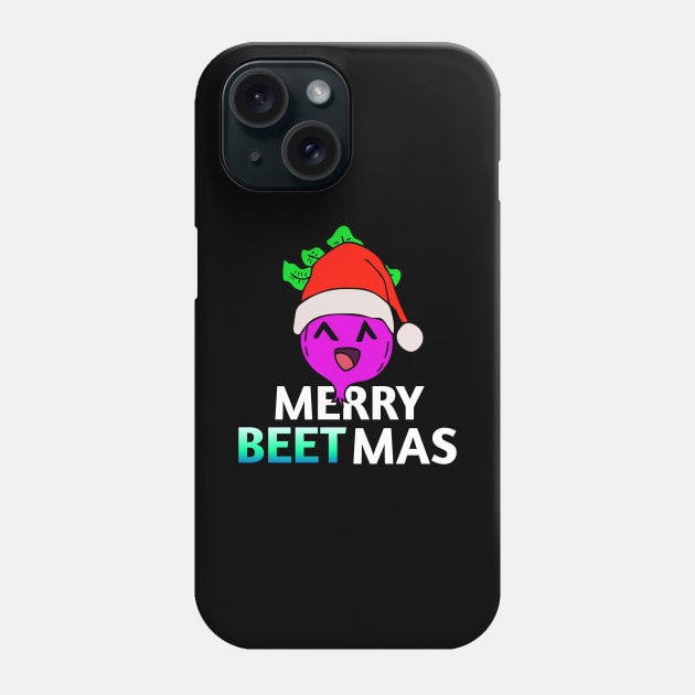 Merry Beetmas - Kawaii Beets - Cute Veggies - Graphic Vector Clipart Phone Case by MaystarUniverse