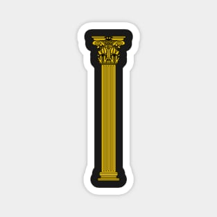 Golden Corinthian column Magnet