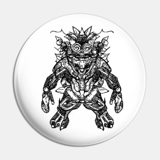 Scary Beast Pin