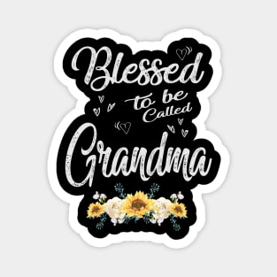 mothers day blessed to be called grandma Magnet