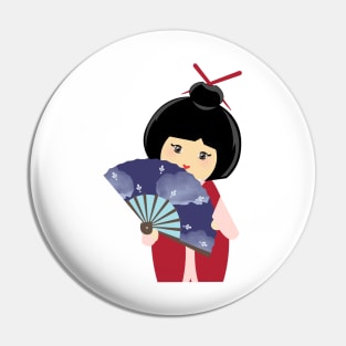 Kokeshi doll Pin