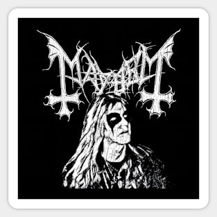 Unblack Metal / White Metal Vinyl Sticker Lot (10 Pack) black