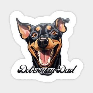 Doberman Dad T-Shirt - Dog Lover Gift, Pet Parent Apparel Magnet