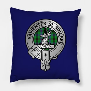 Clan Davidson Crest & Tartan Pillow