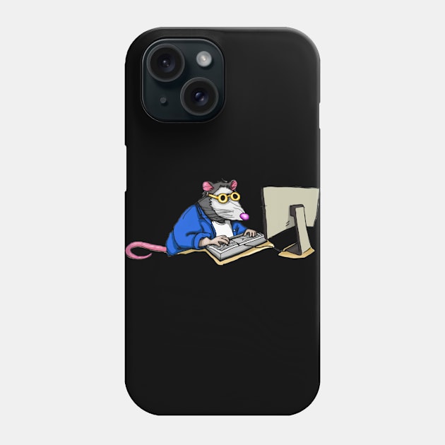 Rat Hacker Phone Case by maxdax