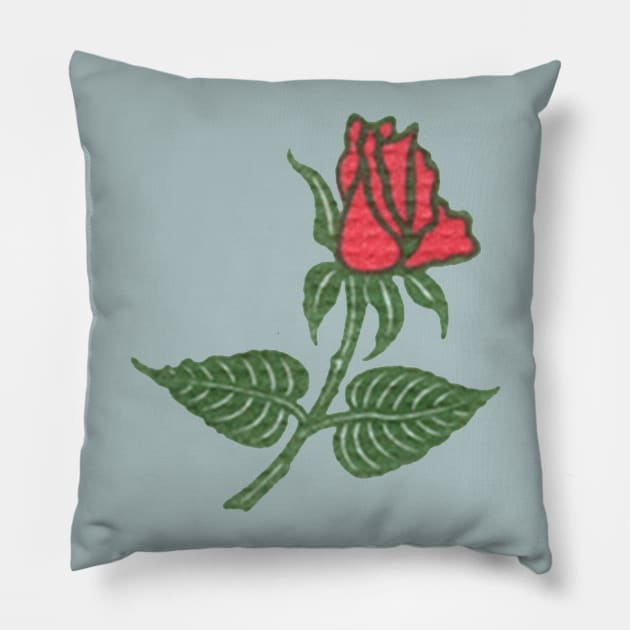 Urban Rose Pillow by kaayhayes