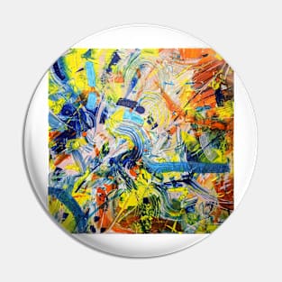 Explore - colorful abstract acrylic painting Pin